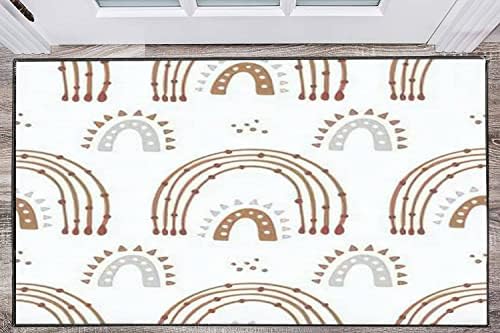 Modern Home Kids Play Area Rainbow Rugs