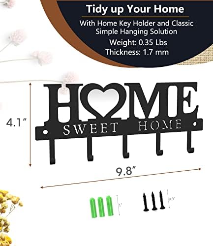 WIPHANY Key Holder Hook Organizer Wall Mount 98 Inches