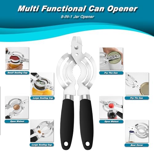Heavy Duty Manual Can Opener 2 Pack Black
