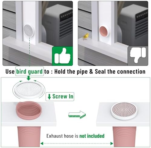 Forestchill Portable AC Vent Kit with Insulation and Mesh Guard