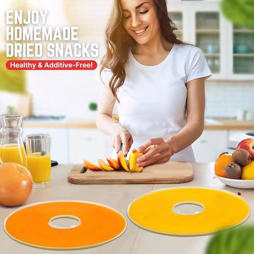 Flexzion Dehydrator Trays 11 7 8 Inch 2 Pack