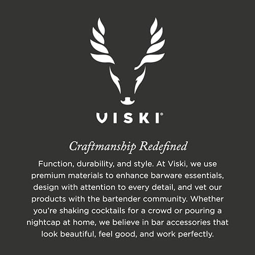 Viski Penguin Cocktail Shaker 17 oz Stainless Steel