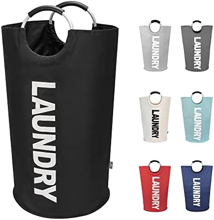 DOKEHOM 90L Large Laundry Basket with Collapsible Handle