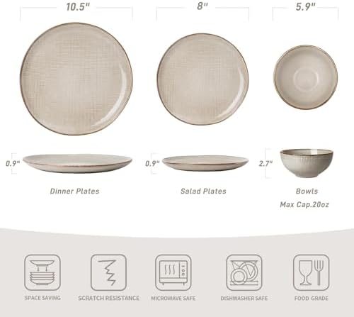 Famiware Moonlight Dinnerware Set 24Pieces