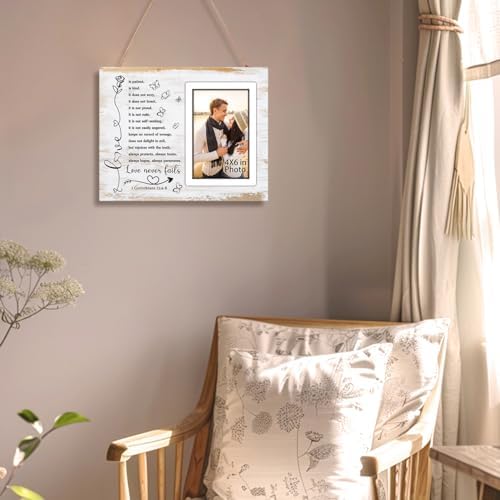 Romantic Couple Picture Frame Wall Tabletop Decor