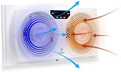 Aspen Smart Window Fan with WiFi and Alexa Compatibility