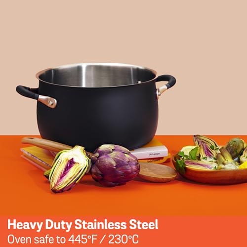 Meyer Stainless Steel Stockpot 65 Qt Matte Black