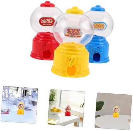 3pcs Mini Candy Dispenser Gumball Machines for Birthday Parties and Weddings