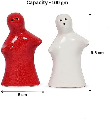 Qimacplus Salt Pepper Shakers Set