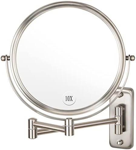 Wall Mounted Makeup Mirror with 10x Magnification