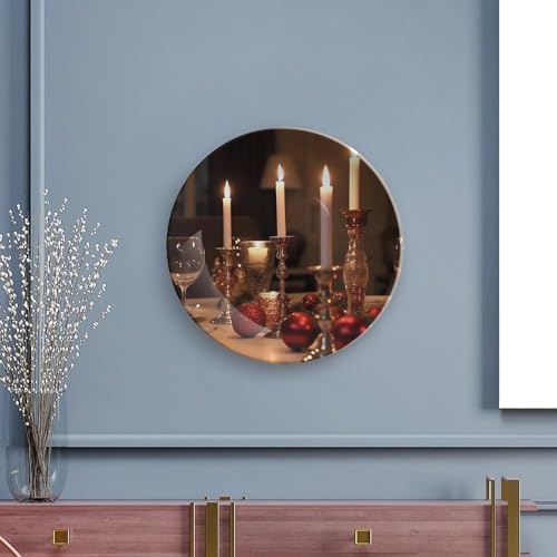 Ceramic Candle Holder Dining Plate Set 7inch