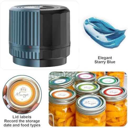 UNERVER M12 One-Button Auto Stop Vacuum Sealer for Mason Jars