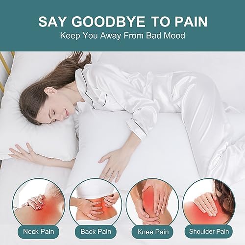 DOWNCOOL Large Body Pillow Insert - Breathable Full Body Pillow for Side Sleepers