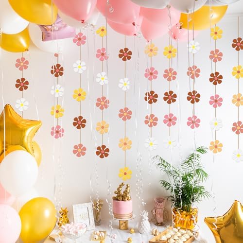 Henoyso 60 Pcs Retro Flower Cutouts DIY Decorations