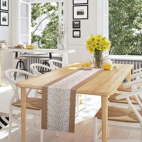 Chumia 12 Pack Rustic Jute Table Runner