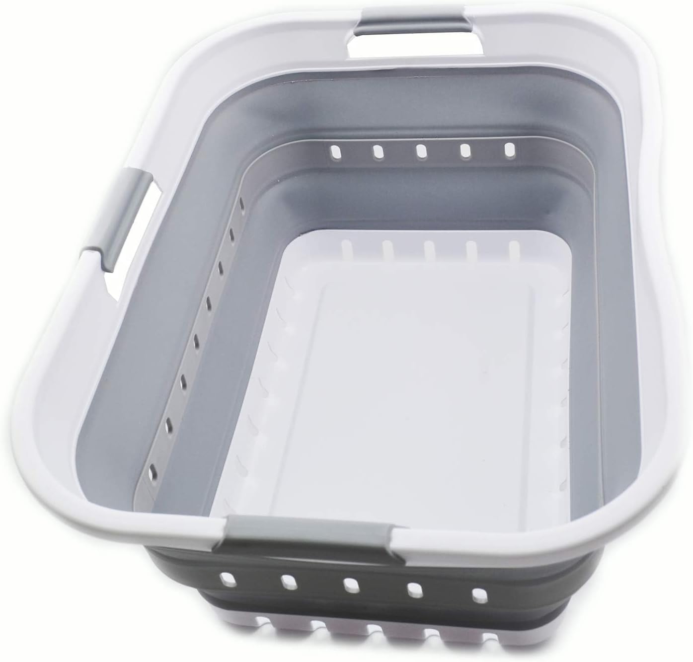 SAMMART 42L Collapsible Laundry Basket - Space Saving Foldable Hamper