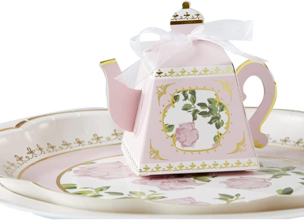 Kate Aspen Tea Party Favor Box Set of 24