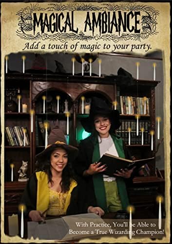 Floating Candles with Wand 20PCS LED Flameless Magic Candle Set