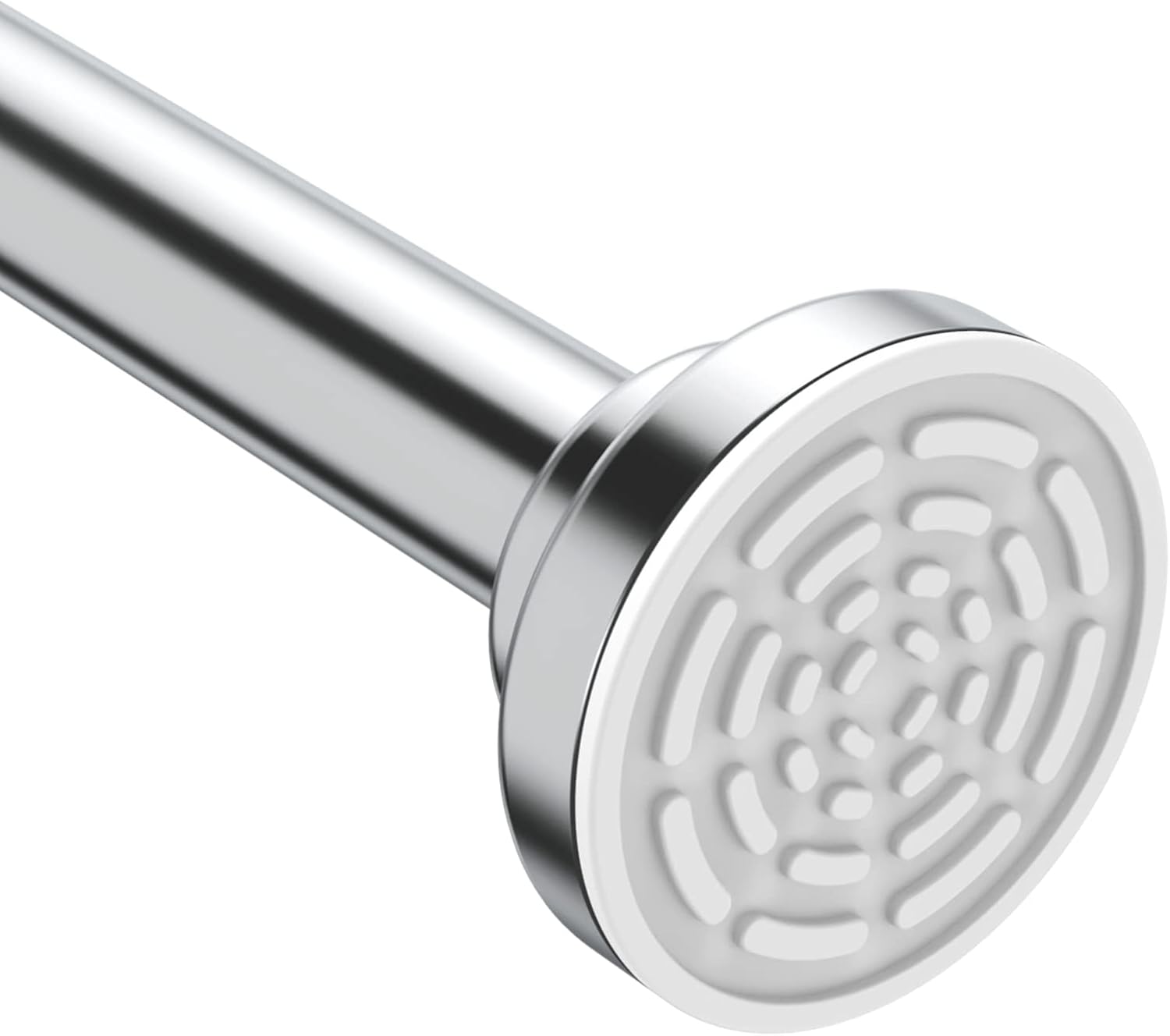 Ausemku Tension Shower Curtain Rod - 26-76 Inch Silver