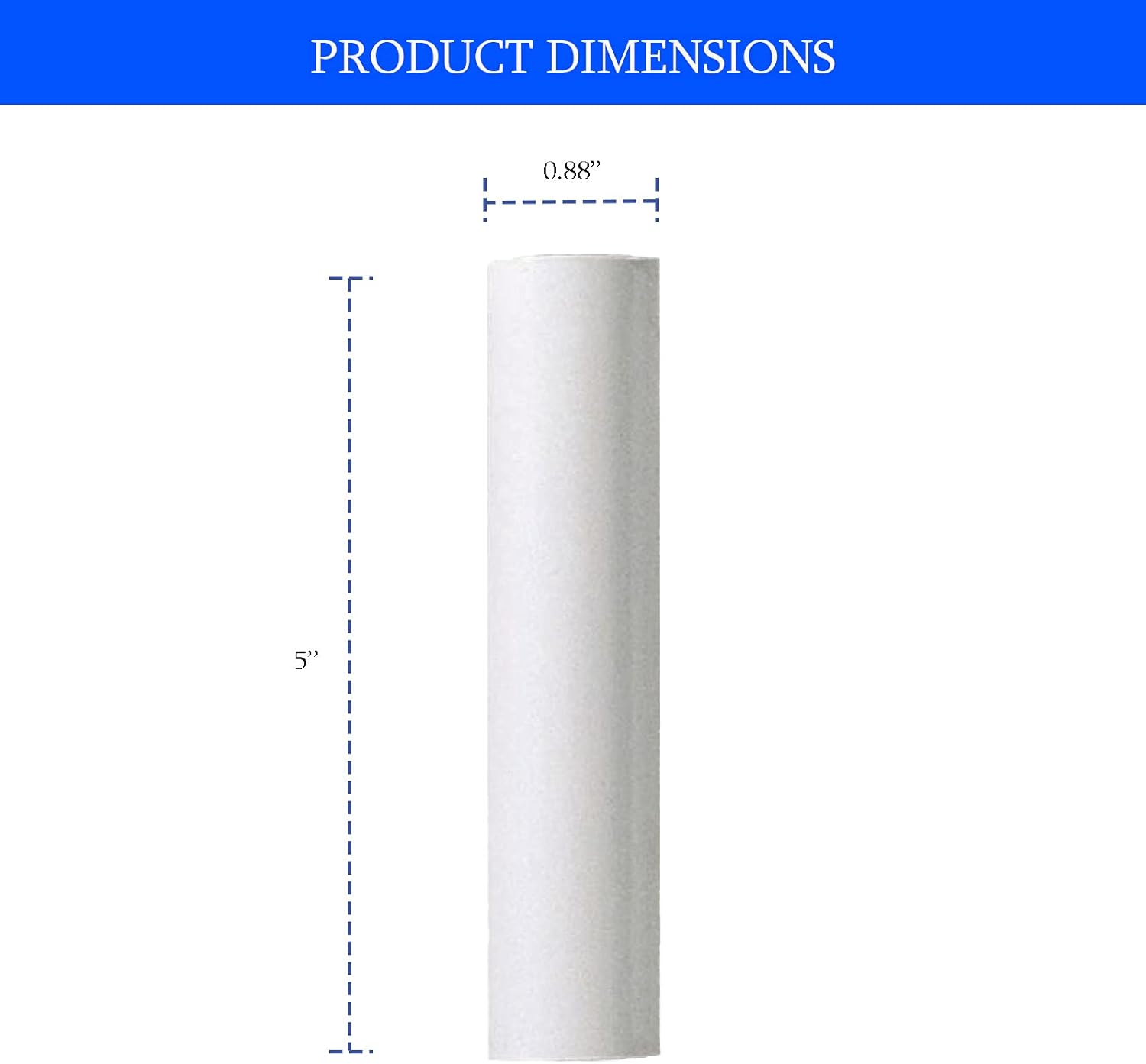 Ciata 12 Pack 5 Inch White Plastic Candle Covers