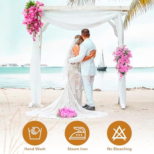 Sage At Sunrise Wedding Arch Draping 2 Pack