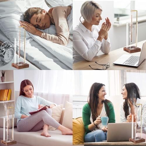 CEREMONY Incense Holder with Glass Ash Catcher and 20 Sticks