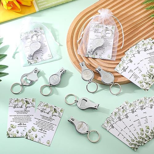 Fulmoon Wedding Multi Function Bottle Opener Nail Clipper Set