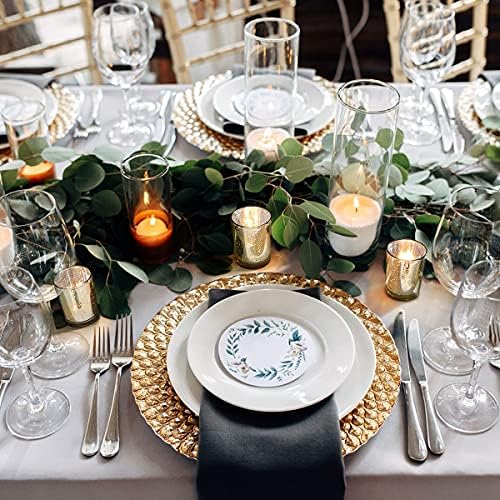 LETINE Gold Votive Candle Holders Set of 36