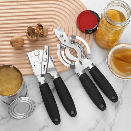 Heavy Duty Manual Can Opener 2 Pack Black