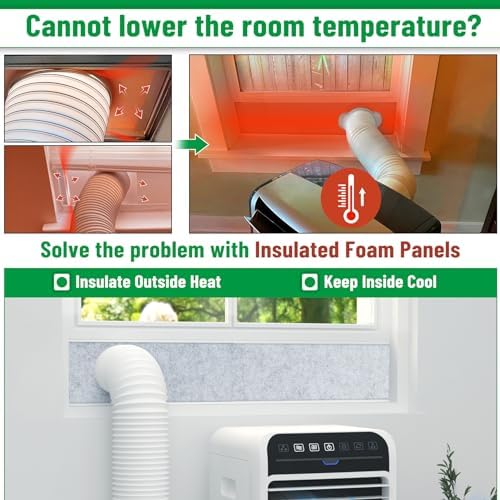 Forestchill Portable AC Vent Kit with Insulation and Mesh Guard