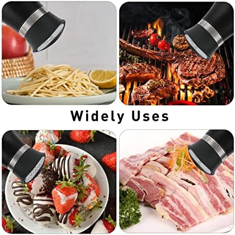 Lonffery Salt and Pepper Shakers Set of 2 Black