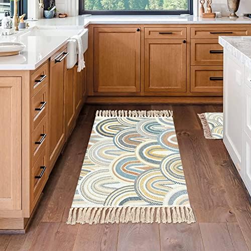 Boho Kid Bedroom Rug with Tassels and Fringe