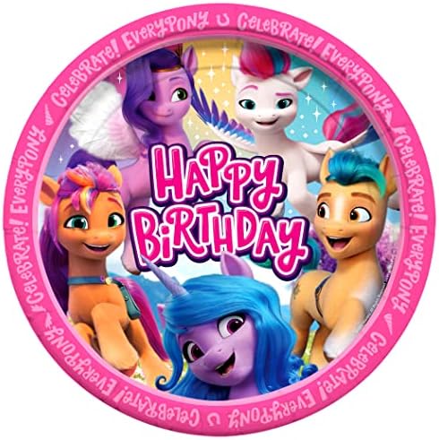 My Little Pony 16 Count 9in Party Plates - Officially Licensed