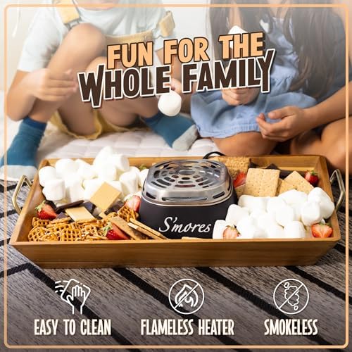 Nostalgia Tabletop Indoor Electric Smores Maker - Black