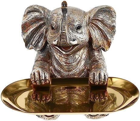1 Set Resin Elephant Cupcake Stand Decorative Serving Tray