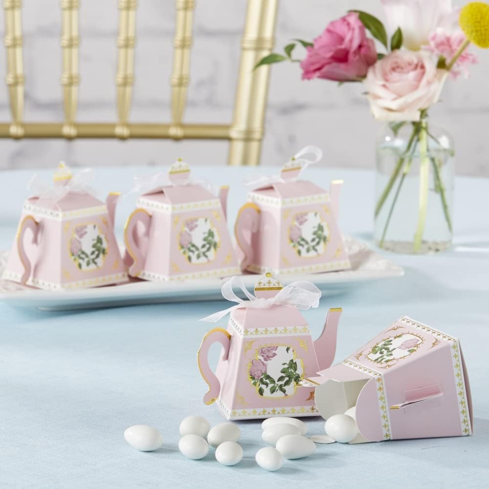 Kate Aspen Tea Party Favor Box Set of 24