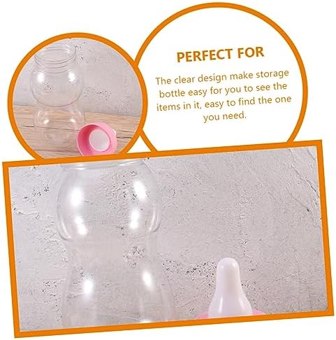 BESTYASH 2Pcs Transparent Candy Storage Jars for Party Treats and Snacks