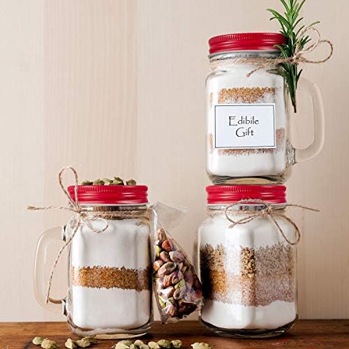 Chuangdi 30 Pack Mason Jar Lids Leak Proof Secure Storage Caps Red
