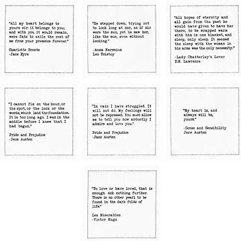 Five Star Napkins Love Quotes Disposable 45x45