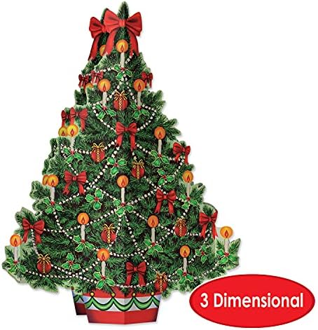 Beistle 3-D Christmas Tree Centerpiece
