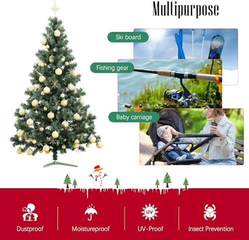 Cosy Family 75ft Christmas Tree Storage Bag - Red