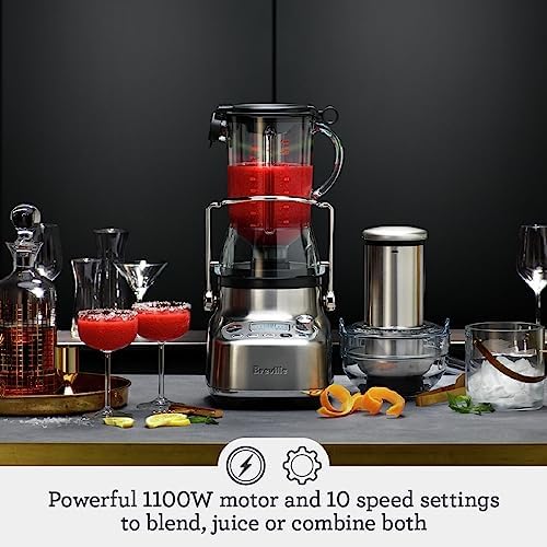 Breville 3X Bluicer Pro Blender and Juicer Brushed Stainless Steel