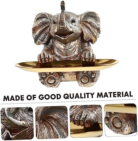 1 Set Resin Elephant Cupcake Stand Decorative Serving Tray