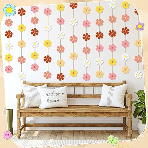 Henoyso 60 Pcs Retro Flower Cutouts DIY Decorations