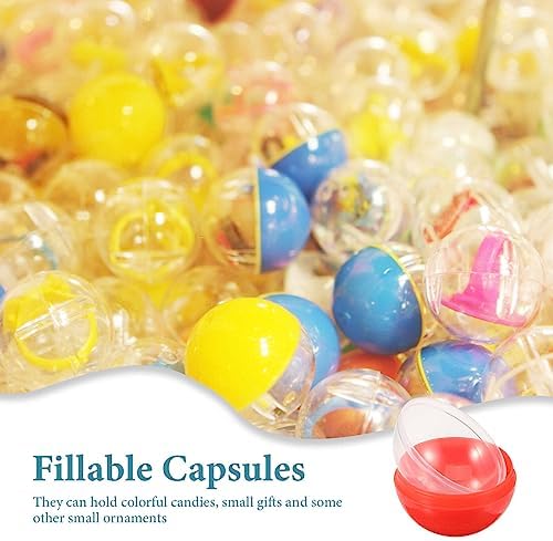 Cabilock 50pcs Fillable Round Acrylic Decorative Balls