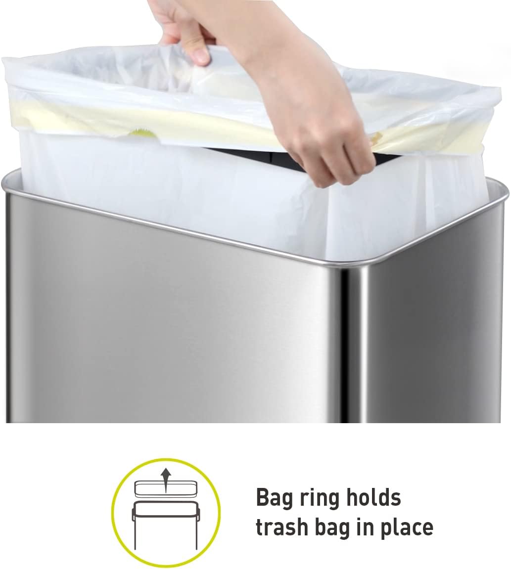 EKO Mirage-T 50 Liter Touchless Motion Sensor Trash Can