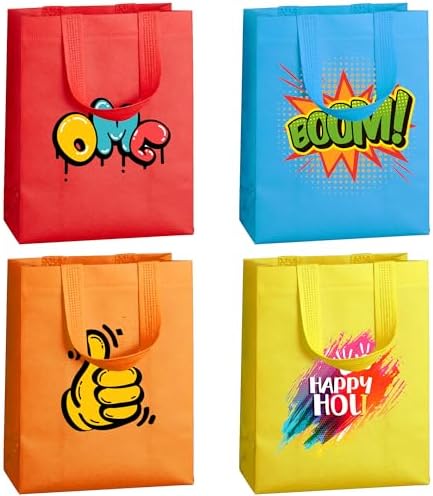 30Pcs Reusable Gift Bags with Handles for Party Favors