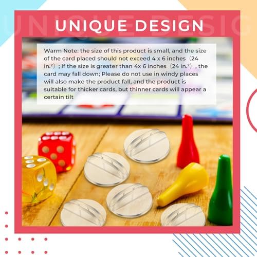Yinkin 50 Pcs Mini Card Stands for Place Cards and Labels