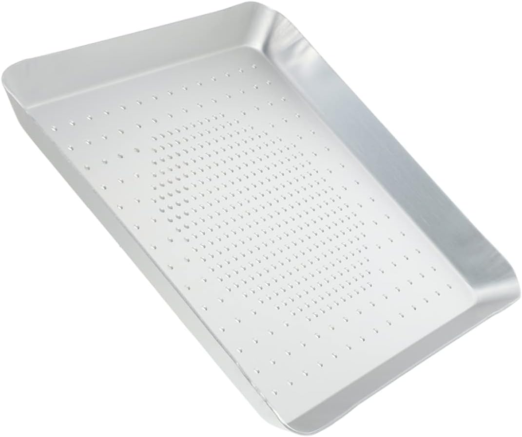 Stainless Steel Pizza Pan with Hole for Baking and Grilling