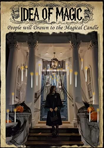 Floating Candles with Wand 20PCS LED Flameless Magic Candle Set